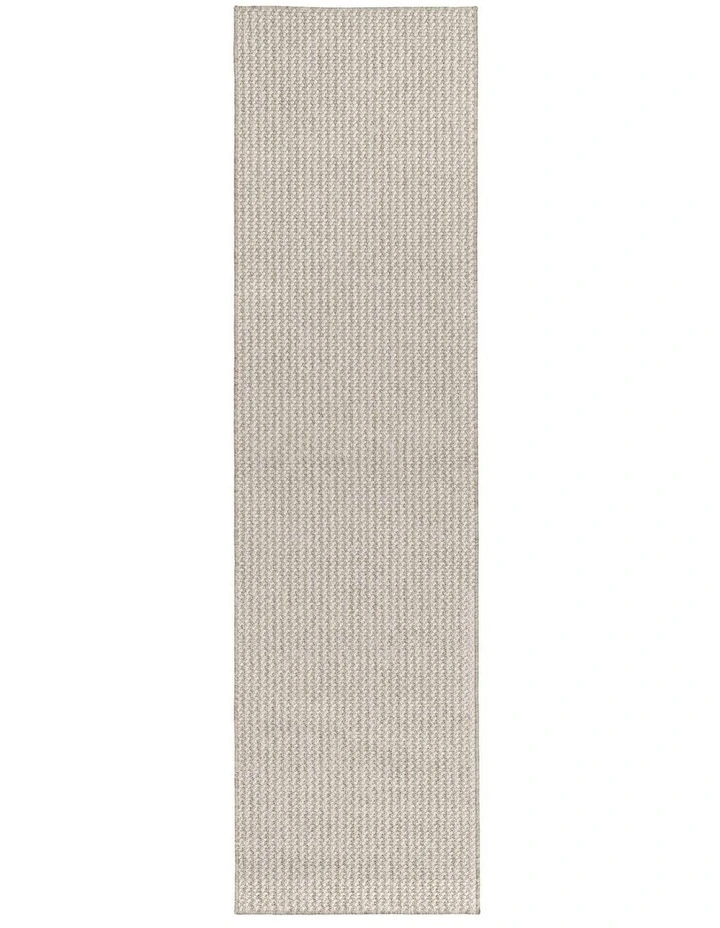 LOOPSIE ABYDOS CREAM INDOOR OUTDOOR RUNNER RUG image 1