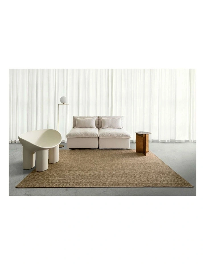 LOOPSIE MAADI NATURAL CONCENTRIC CIRCLES INDOOR OUTDOOR RUG image 5