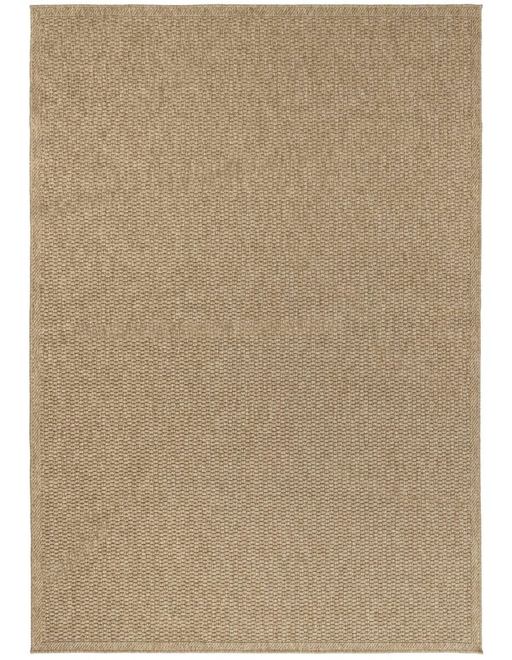 LOOPSIE  SHARM NATURAL BASKETWEAVE INDOOR OUTDOOR RUG image 1