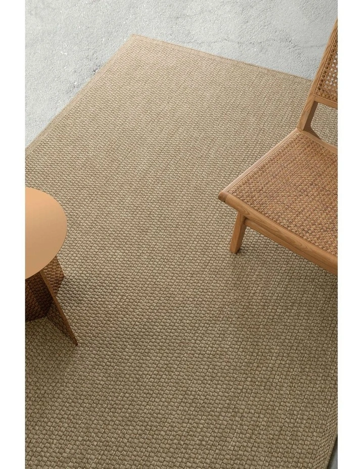 LOOPSIE  SHARM NATURAL BASKETWEAVE INDOOR OUTDOOR RUG image 7