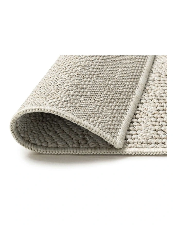 LOOPSIE  NUBIA OATMEAL INDOOR OUTDOOR RUG image 3