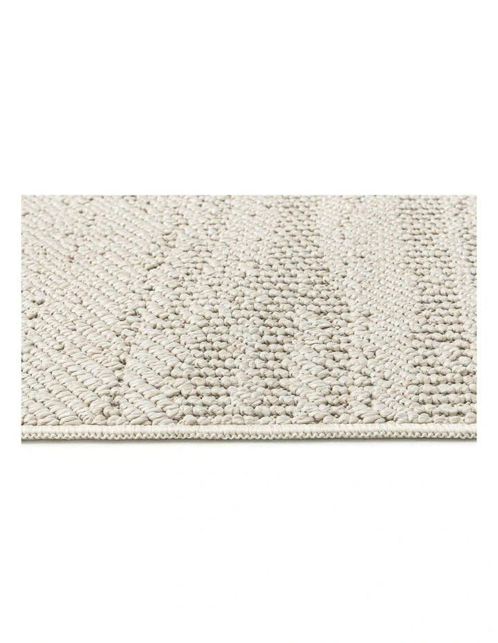 LOOPSIE  NUBIA OATMEAL INDOOR OUTDOOR RUG image 4