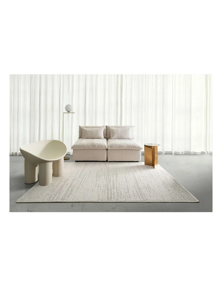 LOOPSIE  NUBIA OATMEAL INDOOR OUTDOOR RUG image 6