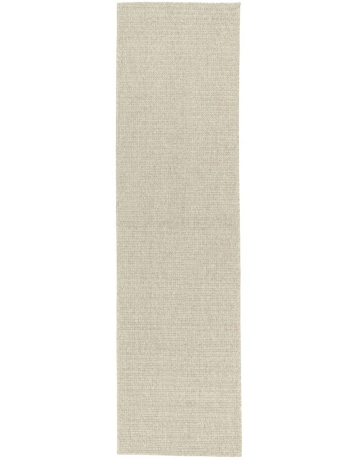 LOOPSIE KARNAK CREAM INDOOR OUTDOOR RUNNER RUG image 1