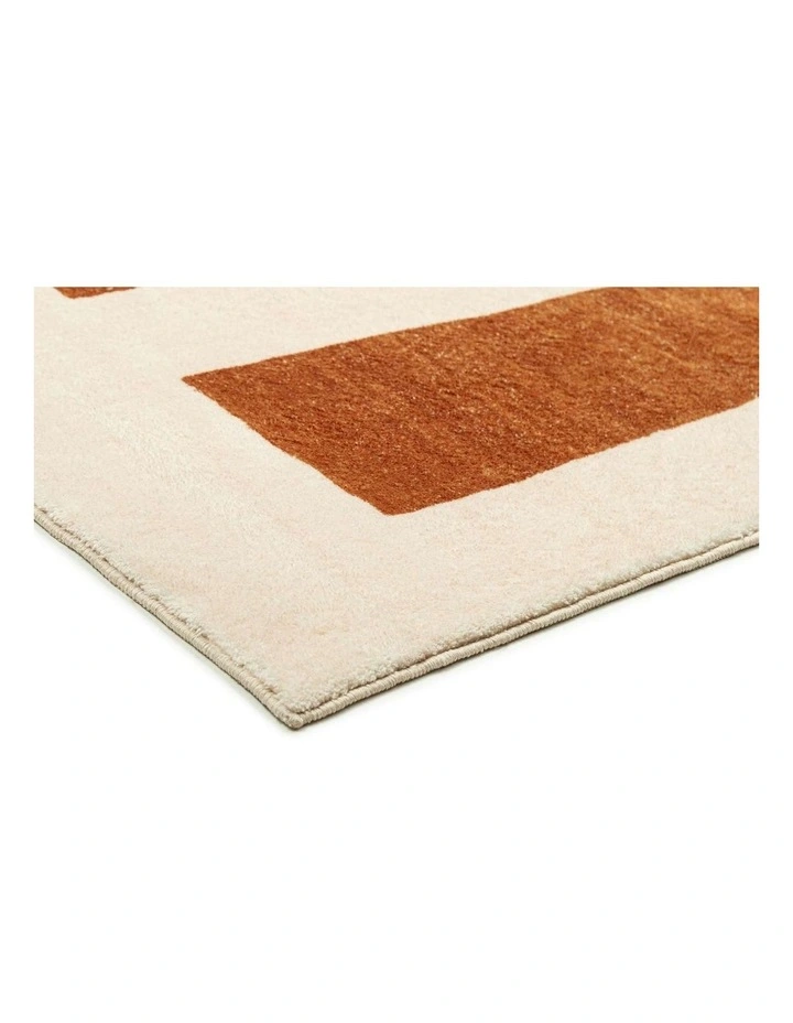 LOOPSIE YORKVILLE BROWN PRINTED WASHABLE RUG image 2