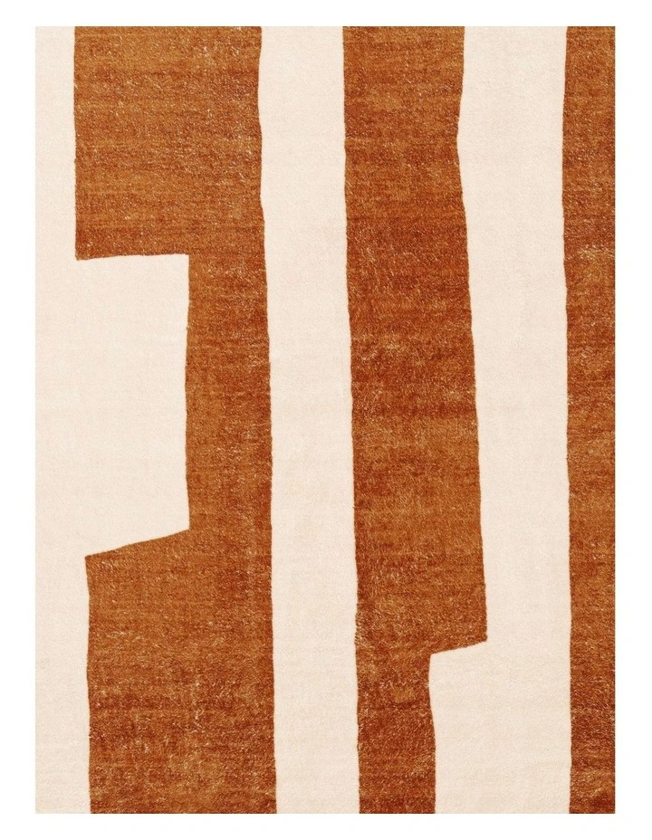 LOOPSIE YORKVILLE BROWN PRINTED WASHABLE RUG image 5