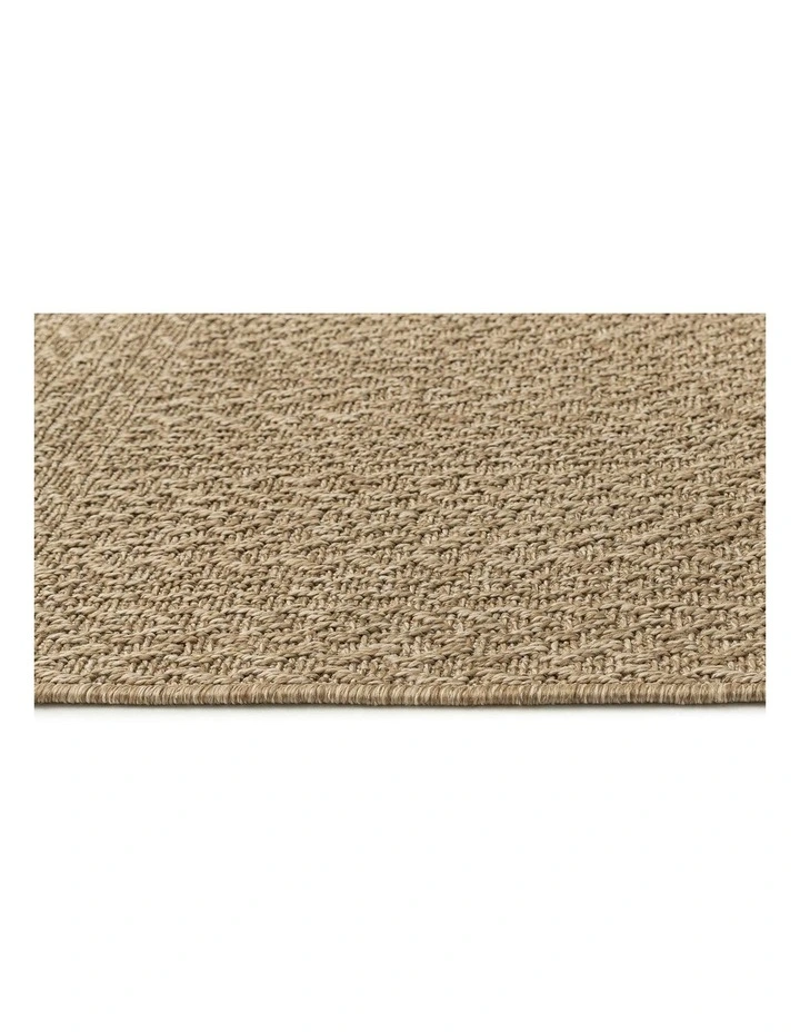 LOOPSIE  ISMAILIA NATURAL HERRINGBONE INDOOR OUTDOOR RUG image 4