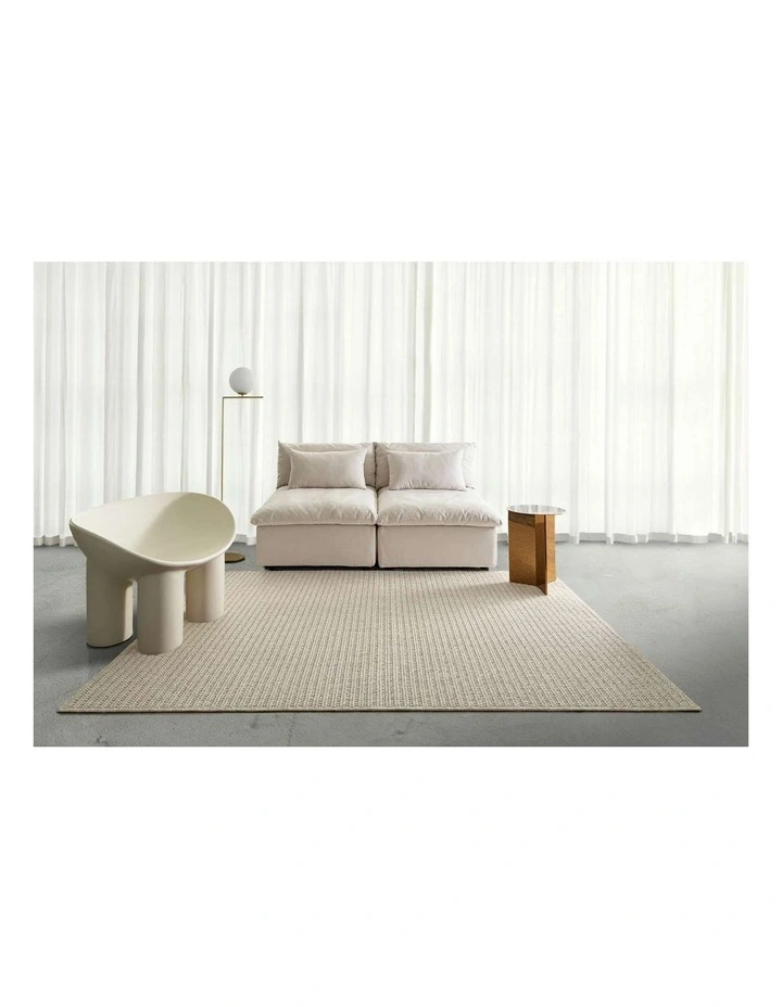 LOOPSIE KARNAK CREAM INDOOR OUTDOOR RUG image 6
