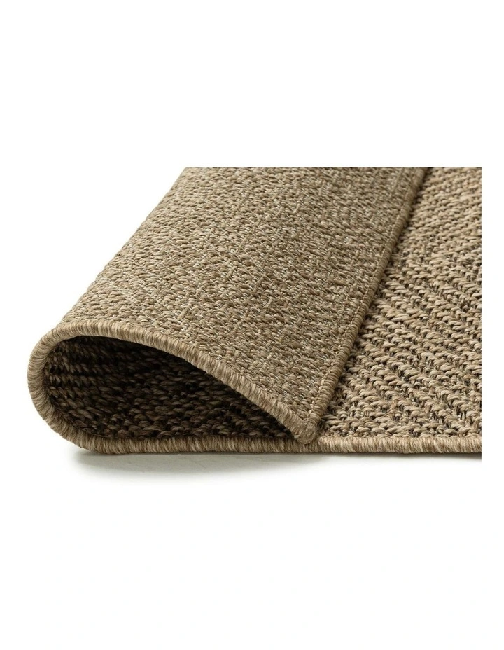 LOOPSIE MINYA NATURAL CONCENTRIC SQUARES INDOOR OUTDOOR RUG image 3