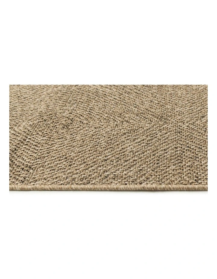 LOOPSIE MINYA NATURAL CONCENTRIC SQUARES INDOOR OUTDOOR RUG image 4