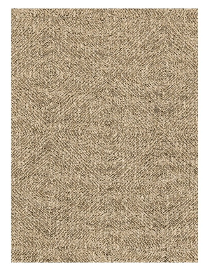 LOOPSIE MINYA NATURAL CONCENTRIC SQUARES INDOOR OUTDOOR RUG image 5