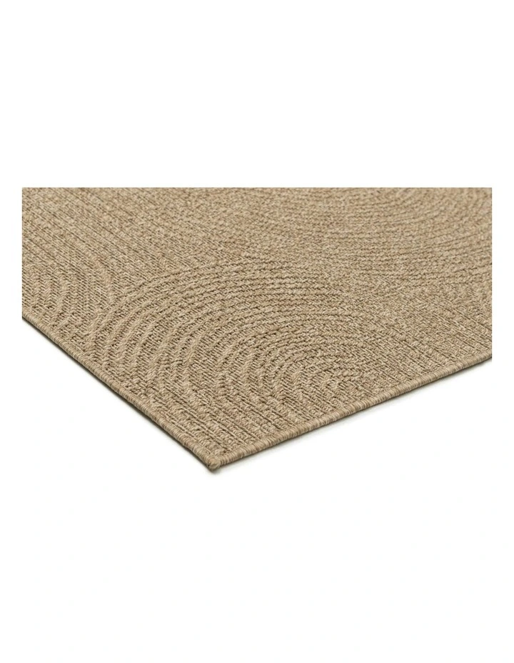 LOOPSIE ASWAN NATURAL CIRCLES INDOOR OUTDOOR RUG image 2