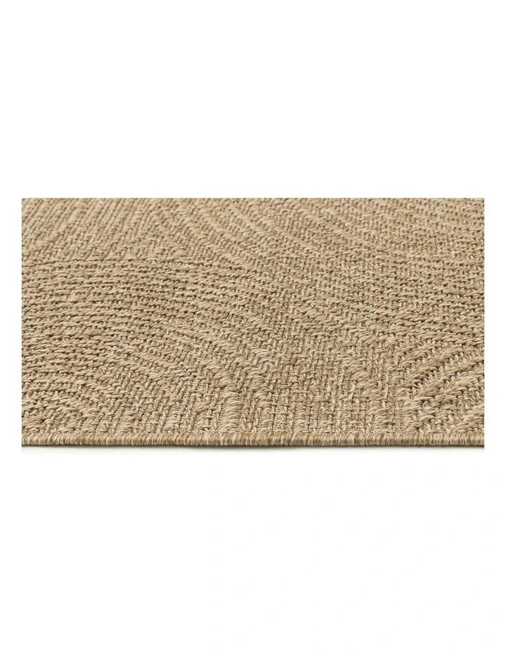 LOOPSIE ASWAN NATURAL CIRCLES INDOOR OUTDOOR RUG image 4