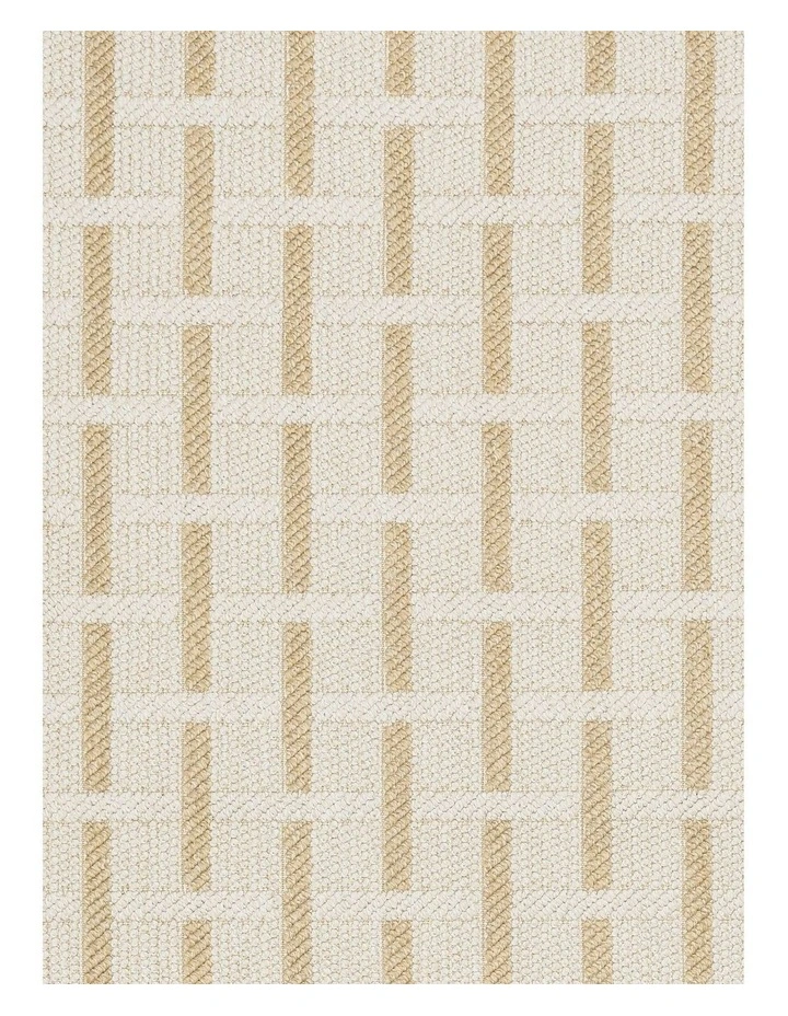 LOOPSIE EDFU CREAM INDOOR OUTDOOR RUNNER RUG image 5