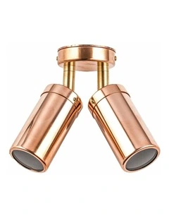 GU10 Exterior Wall Pillar Spot Lights (Light Weight Copper) IP54