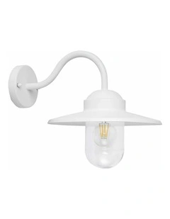 Payong Exterior Sun Hat Shape with Clear Glass Wall Lights IP44