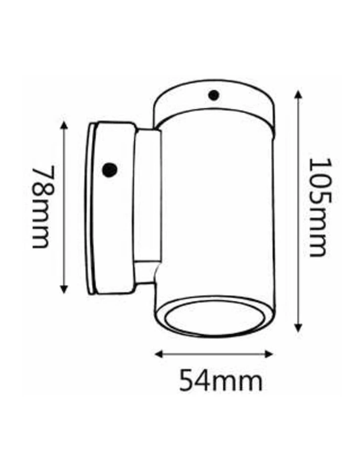 GU10 Exterior Wall Pillar Spot Lights (Light Weight Copper) IP54 image 2