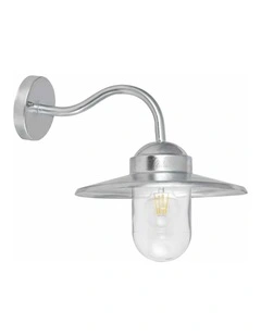 Payong Exterior Sun Hat Shape with Clear Glass Wall Lights IP44