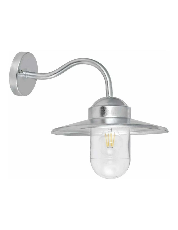 Payong Exterior Sun Hat Shape with Clear Glass Wall Lights IP44 image 1