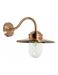Payong Exterior Sun Hat Shape with Clear Glass Wall Lights IP44