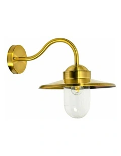 Payong Exterior Sun Hat Shape with Clear Glass Wall Lights IP44