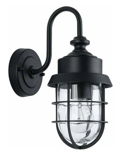 Parol Exterior Cylinder Glass with Cage Wall Lights IP44