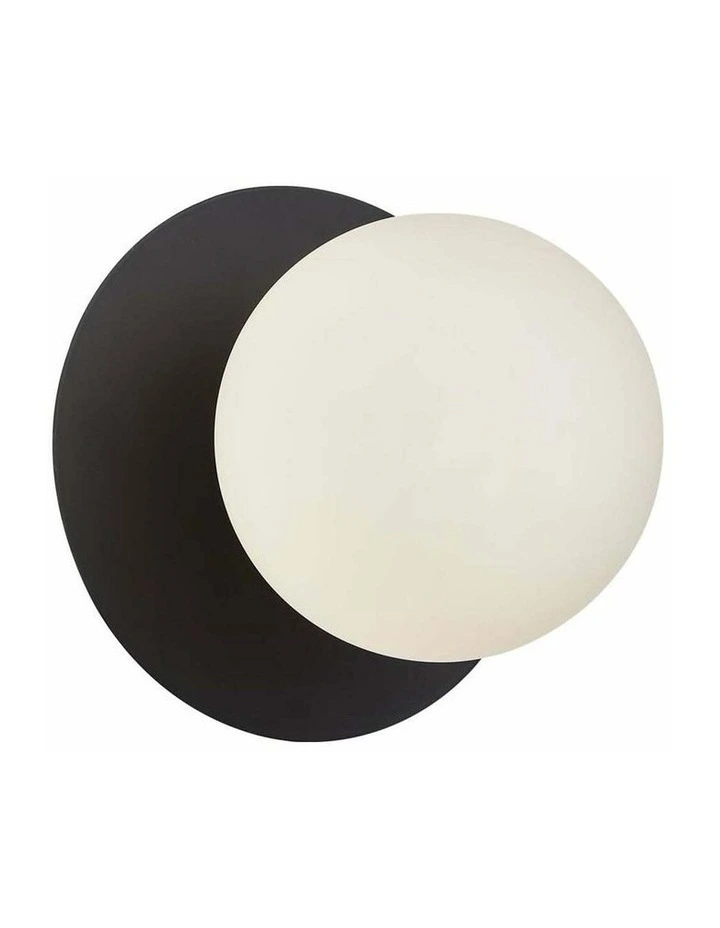 Balle Interior Round Opal Diffuser with Round Base Wall Lights image 1