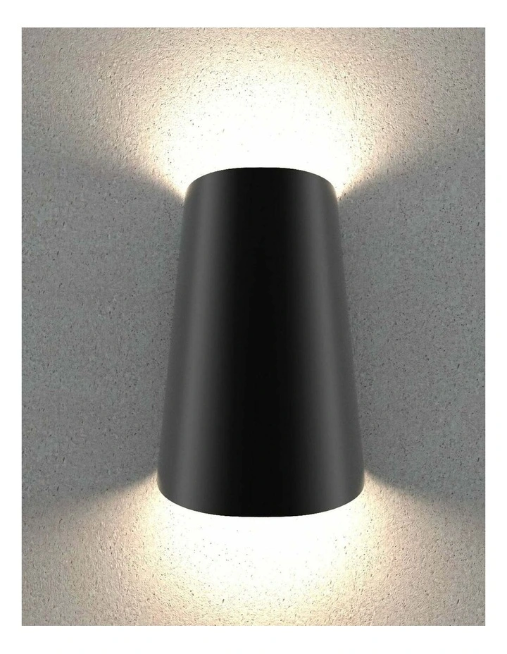 Bes LED Tri-CCT Exterior Surface Mounted Cone Up/Down Wall Light IP65 image 2
