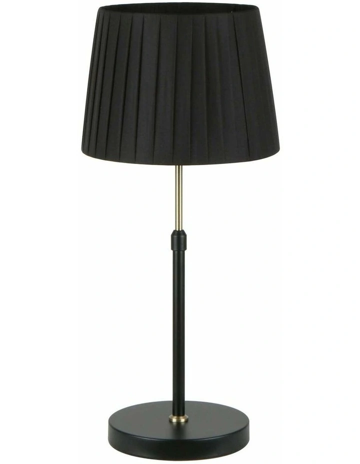 Crecer Interior Slanted Pleated Shade Height Adjustable Table Lamps image 1