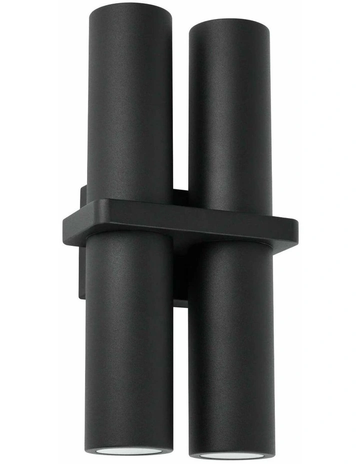 Briller Exterior Black Up/Down Single / Double Pillar Spot Light IP65 image 1