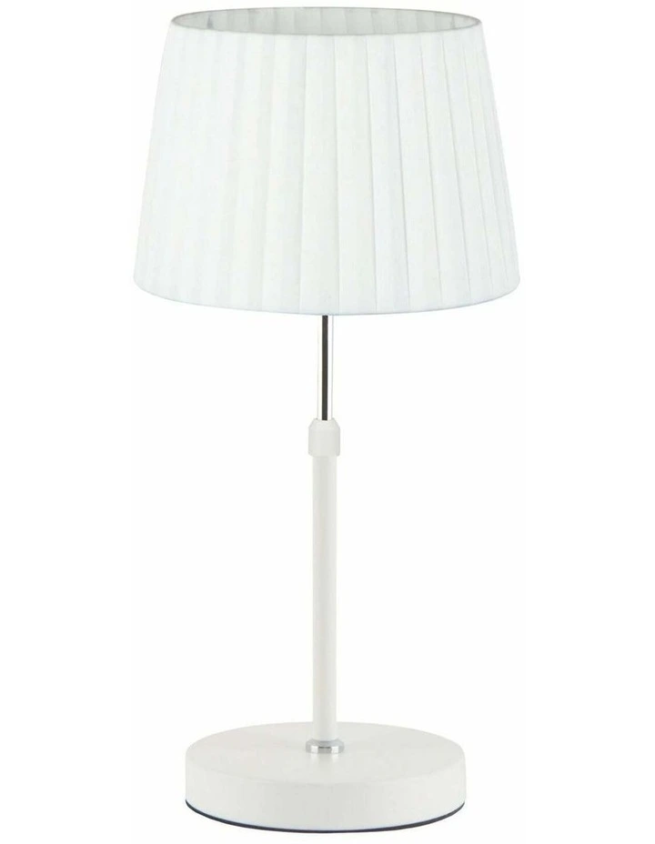 Crecer Interior Slanted Pleated Shade Height Adjustable Table Lamps image 1