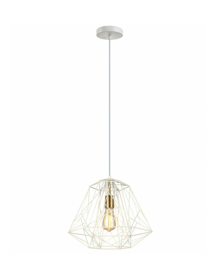 Marte Geometric Design Interior Iron Cage Pendant Lights image 1