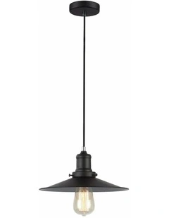 Piatto Industrial Black Coolie Pendant Lights