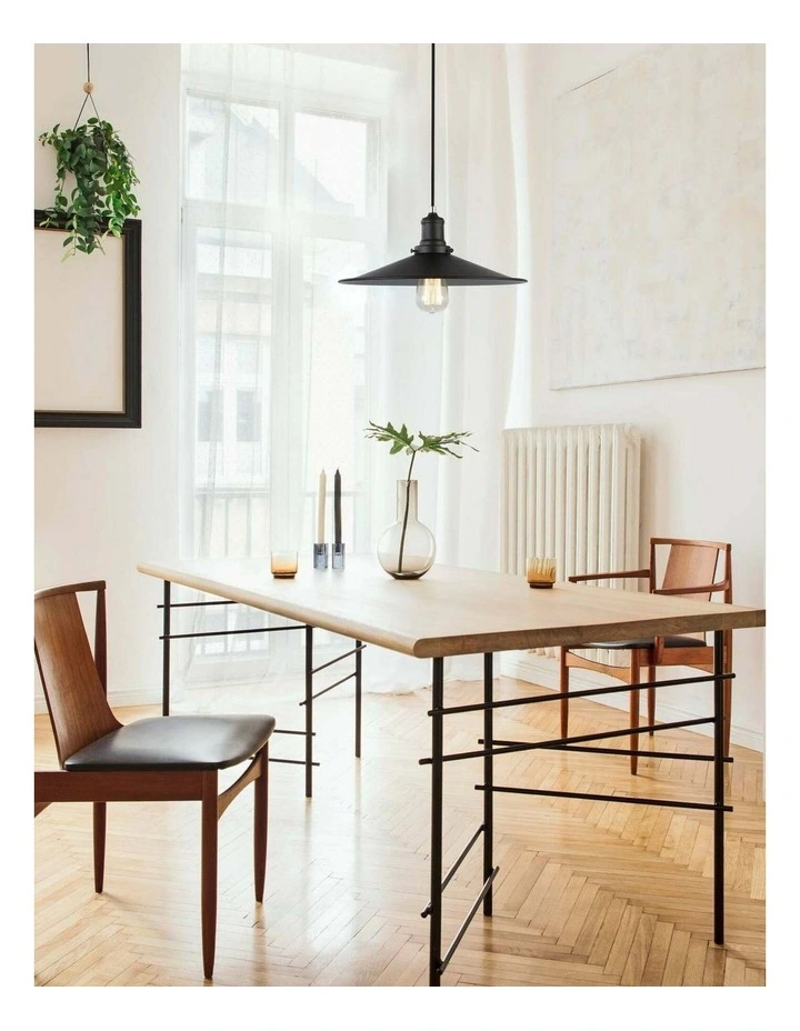 Piatto Industrial Black Coolie Pendant Lights image 3