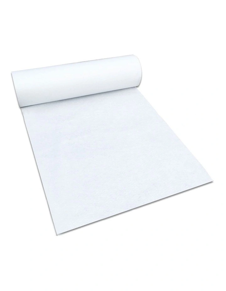 10X1.2M White Carpet Aisle Runner Wedding Party Event Decoration Mat Rug Non-Woven Fabric Indoor image 4