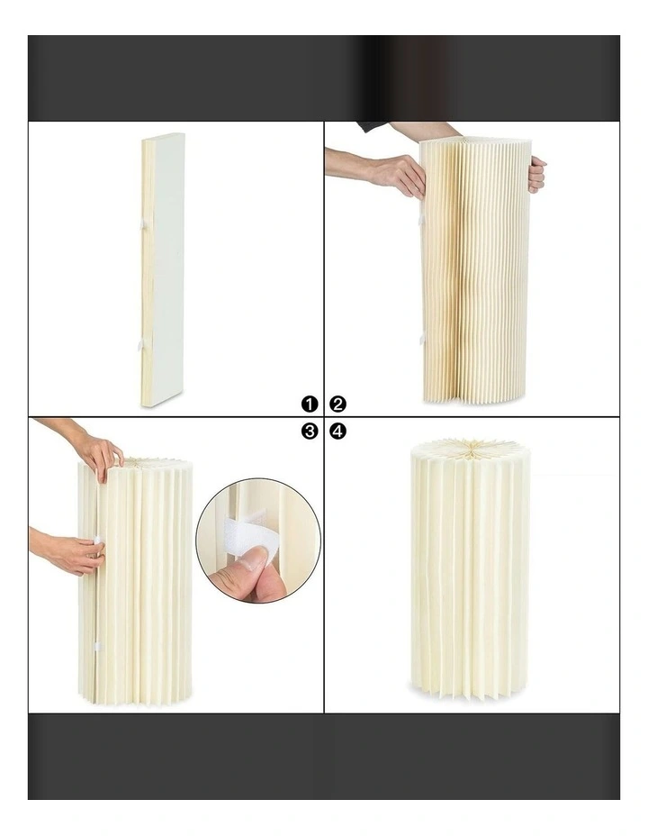 Cardboard Display Stand Round Plinth Cylinder Pedestal Flower Cake Stand 5 PCS Set for Wedding image 6