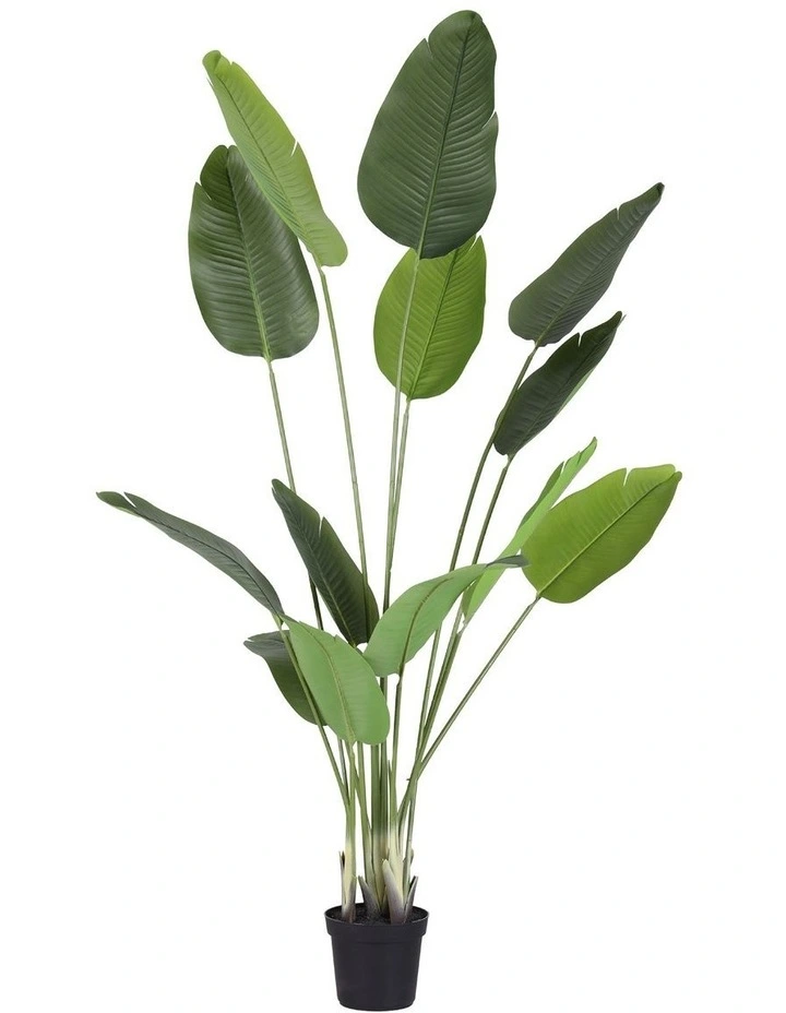 Artiss 150cm Artificial Bird of Paradise Plant Lifelike Textured Leaves Wipe-Clean Indoor Home Decor image 1