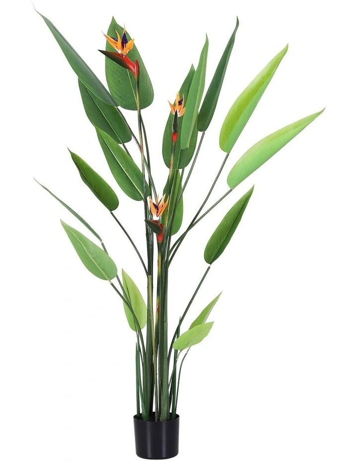 Artiss 150cm Artificial Bird of Paradise Plant with Flowers Realistic Leaves for Home Office Decor image 3