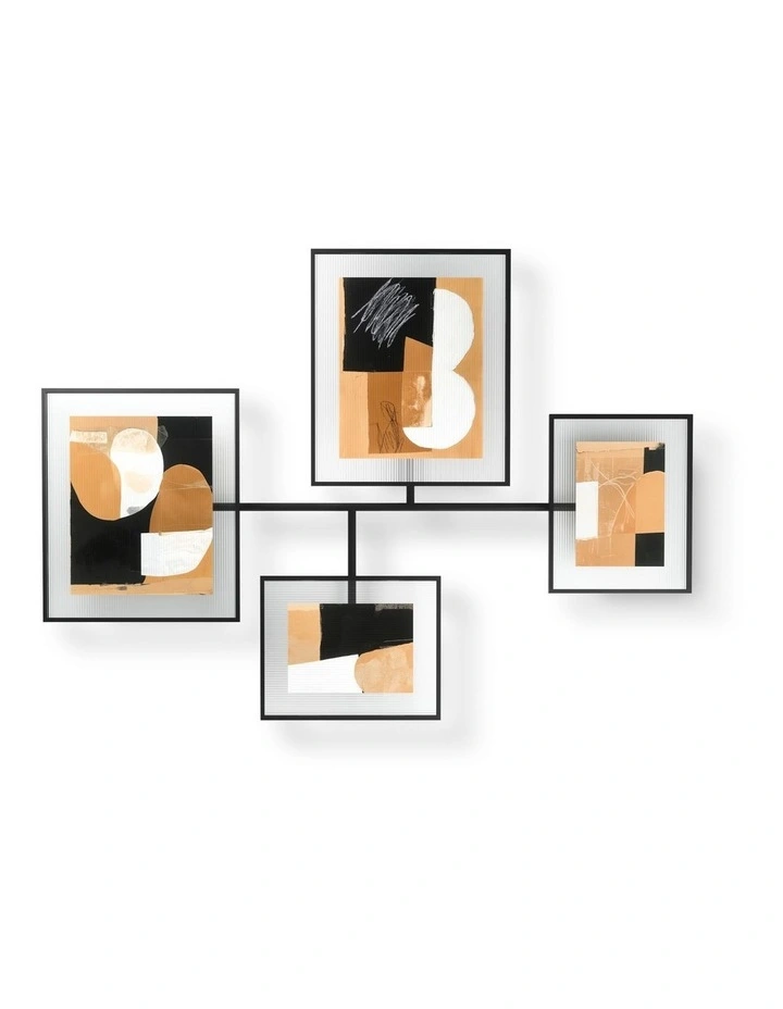 Umbra Flute Wall Gallery Frame - Black 8x57x99cm image 2
