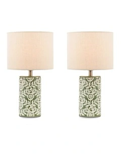 Hampton Table Lamp 31cm - Set of 2