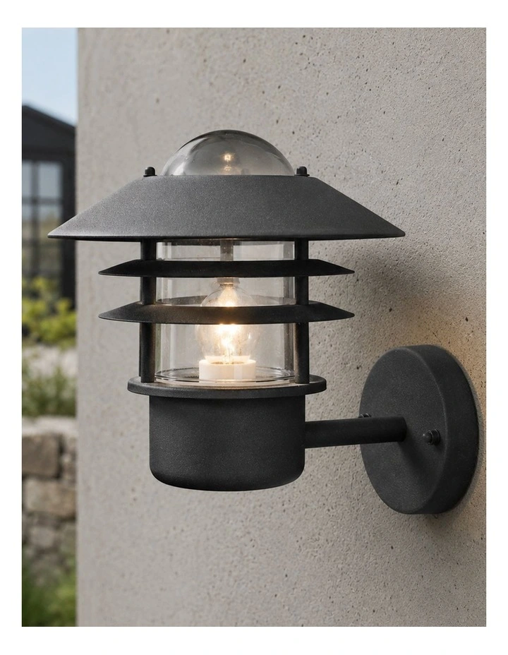 Elio Outdoor Wall Light - Black image 2