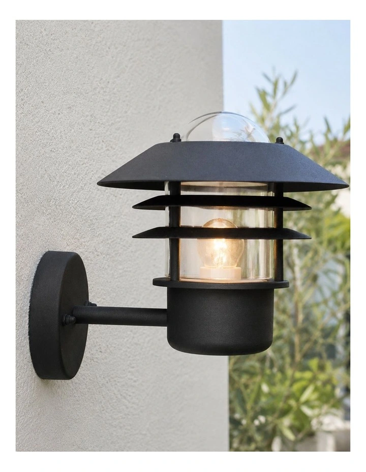 Elio Outdoor Wall Light - Black image 3