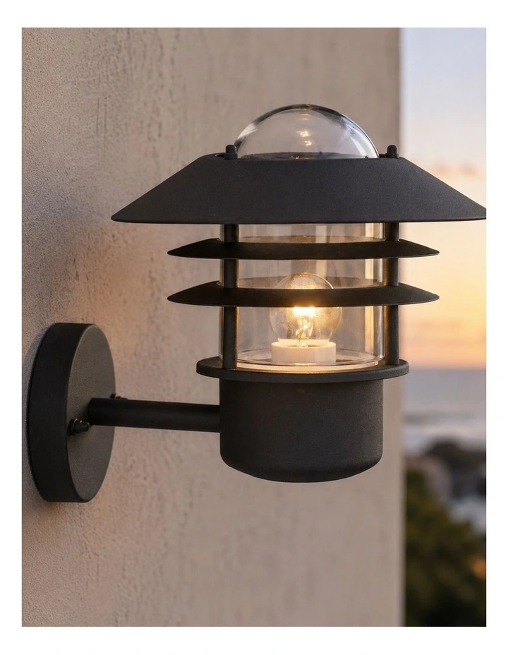 Elio Outdoor Wall Light - Black image 4