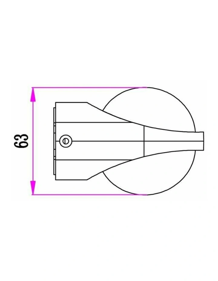 Marina Exterior LED Up/Down Surface Mounted Wall Lights IP65 image 3