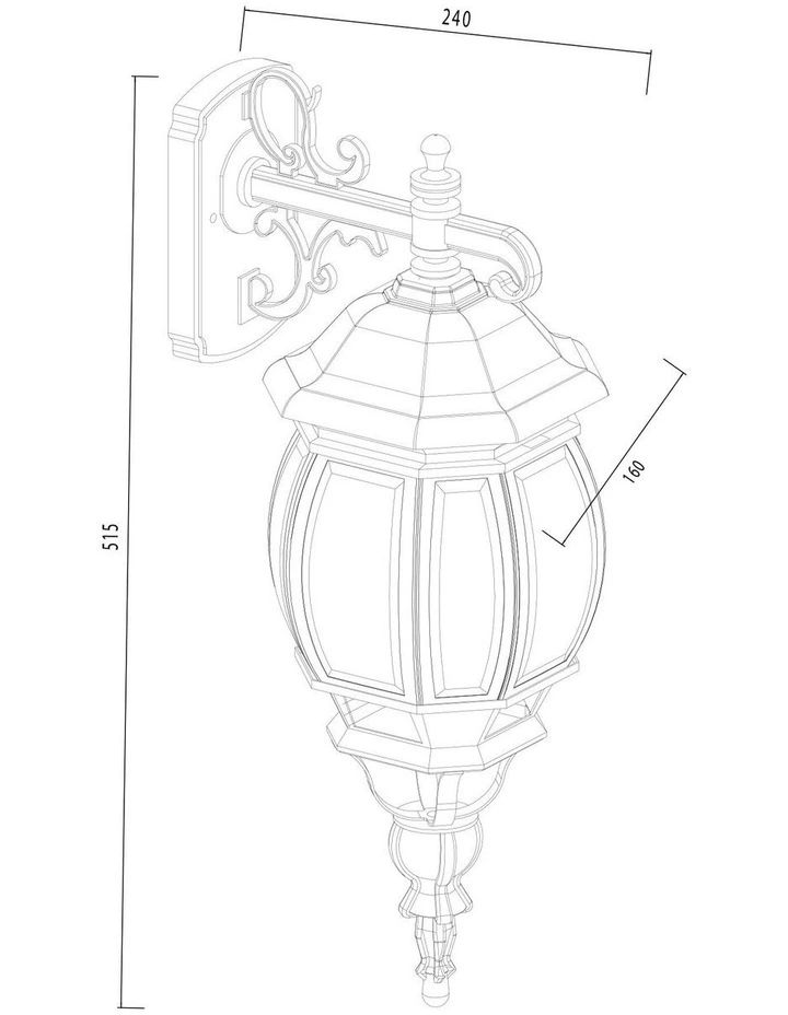 Nira Down Outdoor Wall Light image 6