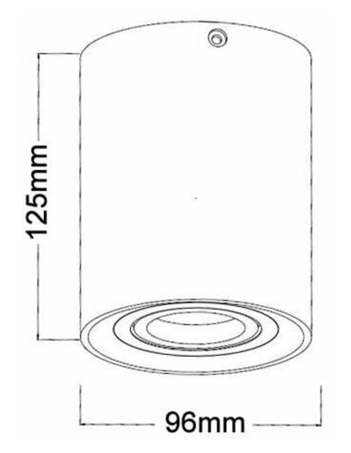 GU10 Round Gimbal Surface Mounted Ceiling Downlights image 2