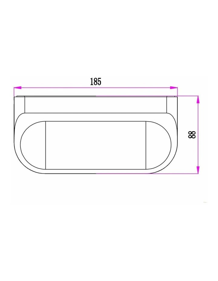 Marina Exterior LED Up/Down Surface Mounted Wall Lights IP65 image 3