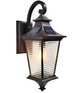 Elowen Down Solar Dimmable Outdoor Wall Light