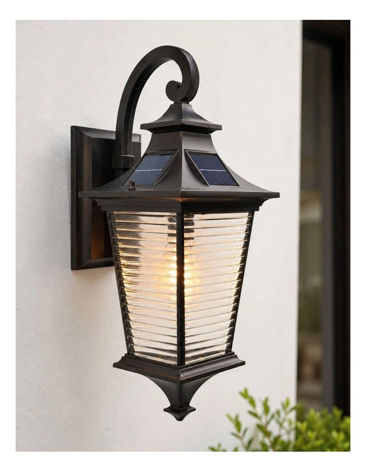 Elowen Down Solar Dimmable Outdoor Wall Light image 2