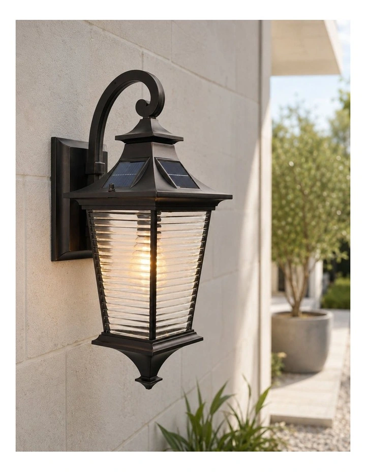 Elowen Down Solar Dimmable Outdoor Wall Light image 3